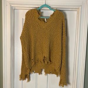 Cozy Mustard Sweater